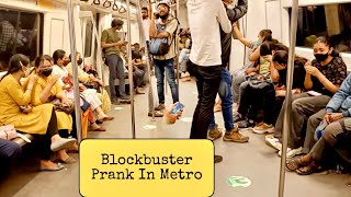 Blockbuster Prank in metro ! Stand-up Comedy ! Baghel King