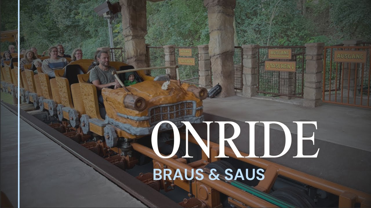 Braus & Saus Potts Park - Front Row Onride / POV - Freizeitpark potts park 2025