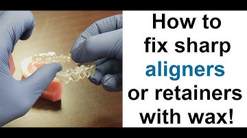 Tutorial: How to relieve sharp spots on aligners and retainers