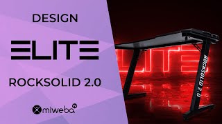 RGB Gaming Tisch ELITE ROCKSOLID 2.0🎮 | Neues Gaming Setup 2023| made for gamers | by Miweba