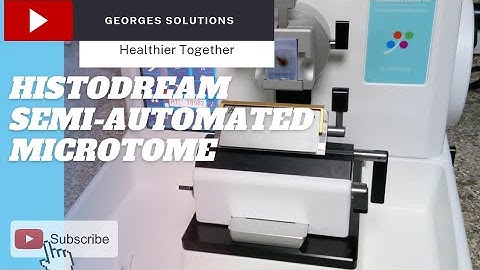 Histodream semi-automated microtome