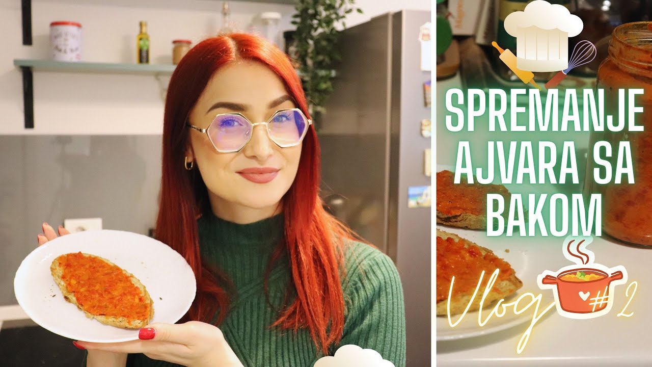 KOD BAKE NA SELU: SPREMANJE AJVARA, SEPTEMBAR 2025 💚 #vlog2