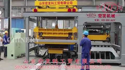 hongfa QT18-25 free-pallet giant solid block making machines