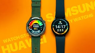HUAWEI Watch GT4 vs Samsung Galaxy Watch6! Умные часы?