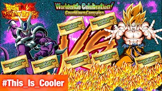 FIRST CARNIVAL LR DOKKAN SUMMON SSJ GOKU \& FINAL FORM COOLER @_melodicgaming_  (DBZ Dokkan Battle)