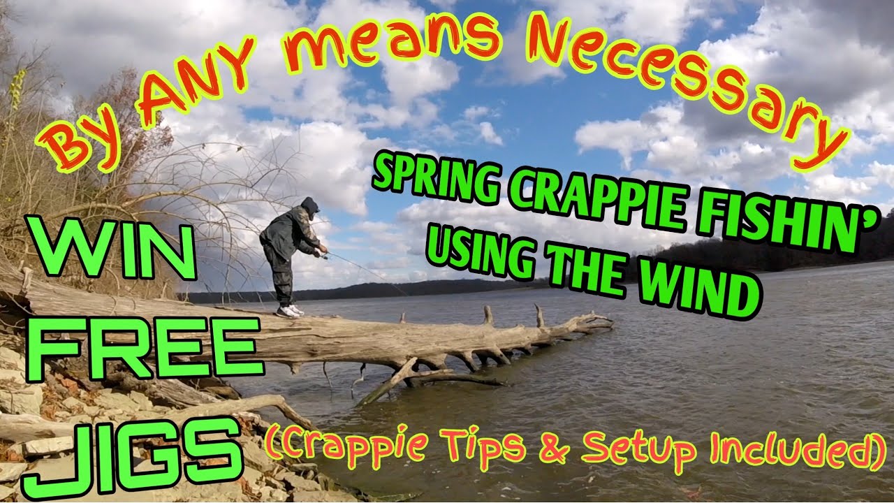 How To: Spring Crappie Fishing Using The WIND (Crappie Tips) Crappie Town  USA Baby 