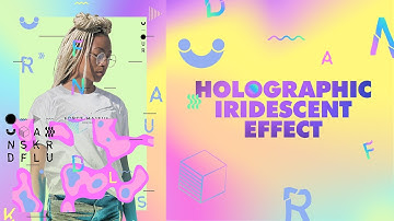 Holographic Iridescent Photoshop Action Tutorial