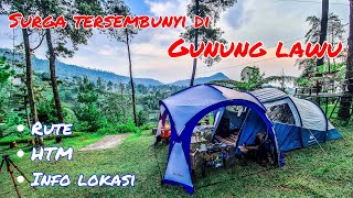 Camping di tenggir park || surga tersembunyi di gunung lawu || camping family