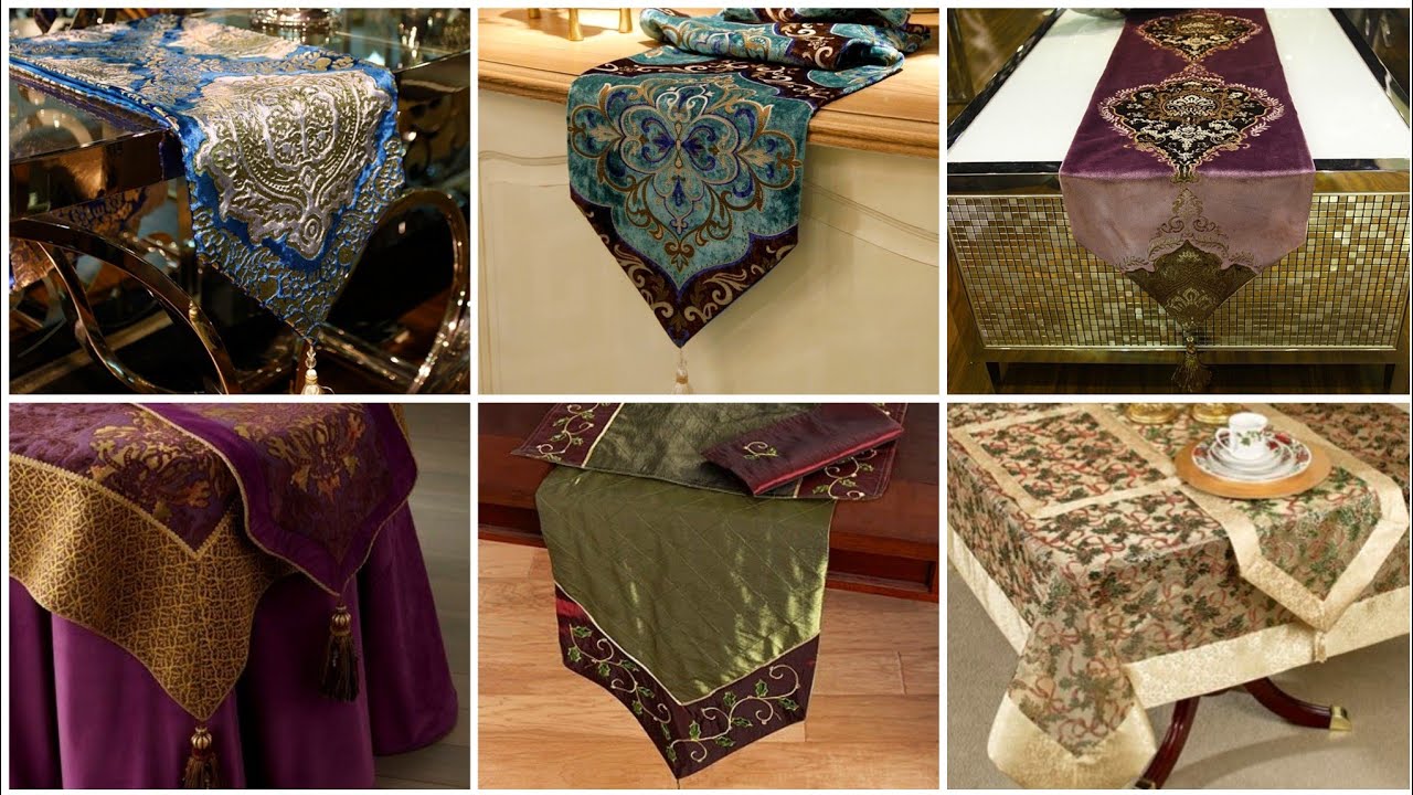 Expensive And Stylish Fancy Table Runners And Mats Designs Collection ...