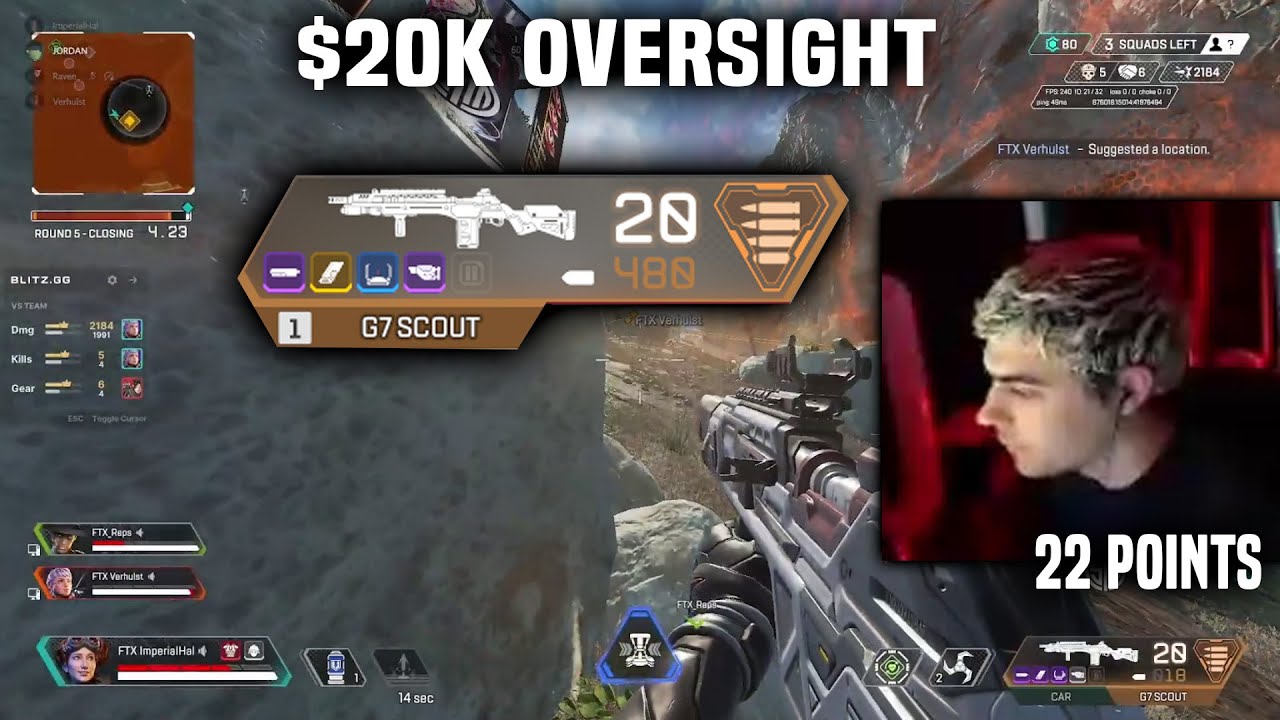 TSM ImperialHal plays in $20,000 Oversight apex tournament (TSM's best game with 22 pt)