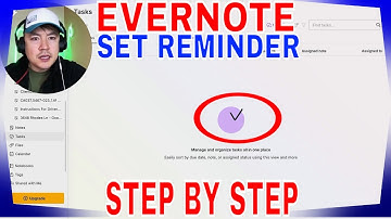 ✅  How To Set Task Reminder In EverNote 🔴