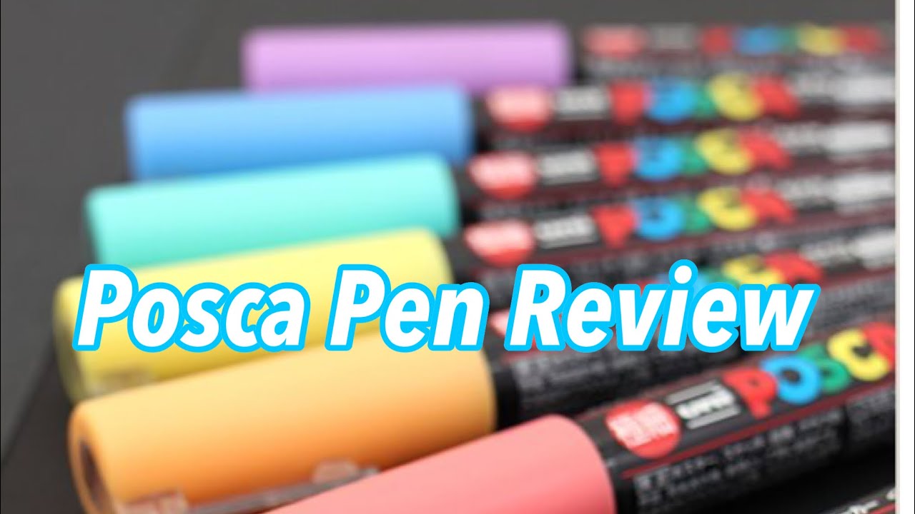 Posca Pen Review and Demo YouTube
