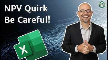 Net Present Value in Excel: Avoid This Costly NPV Mistake!