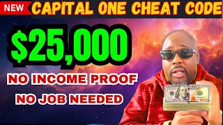 These $25,000 Capital One Loans Instantly Approves Anyone No Docs No Job! soft pull prequalification