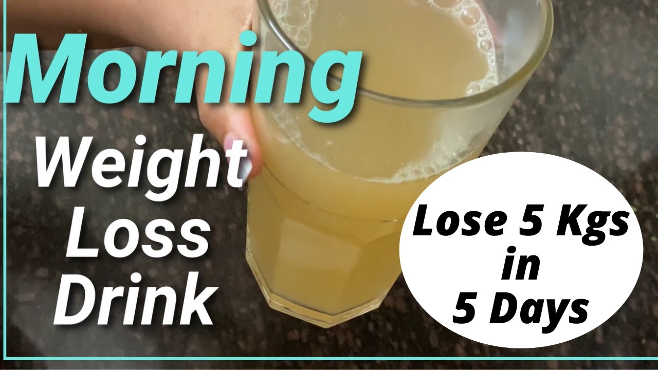 Morning Weight Loss Drink Lose 5 Kgs in 5 Days Ginger/Jeera Water