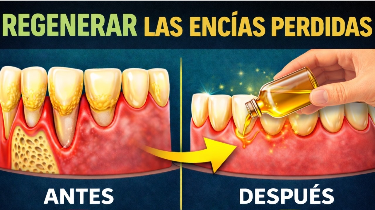 ¡Este Aceite Natural Regenera las Encías Retraídas Rápidamente! 🦷🌿 (Solución Efectiva y Comprobada)