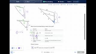 Int Mth 2B: 1.1: Prove triangle similarity proofs error analysis (practice lesson) Khan Academy hwk