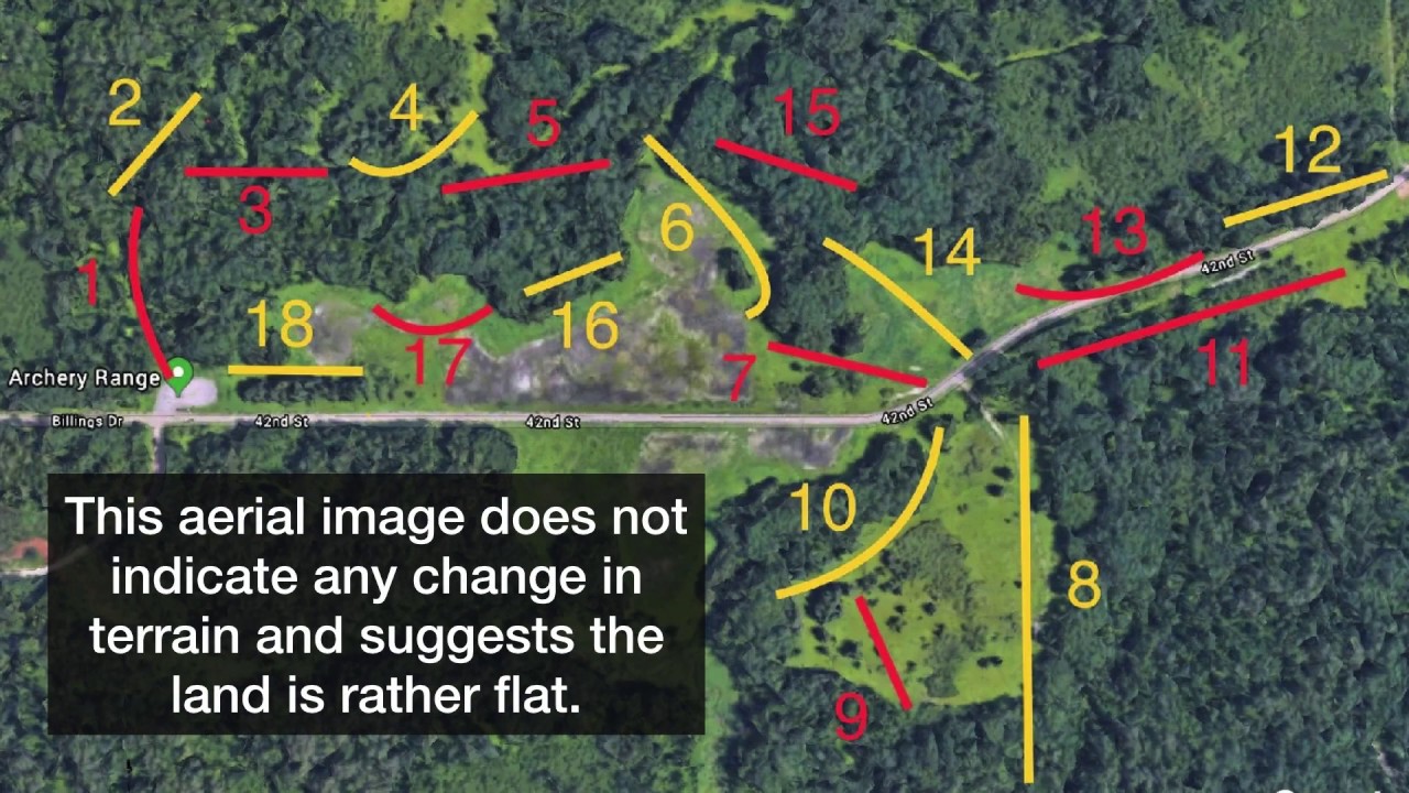 Disc Golf Course Mapping Using Elevation Data YouTube