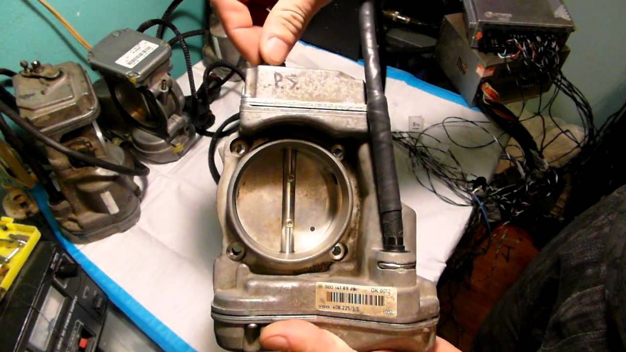 Mercedes S500 throttle body test after repair YouTube