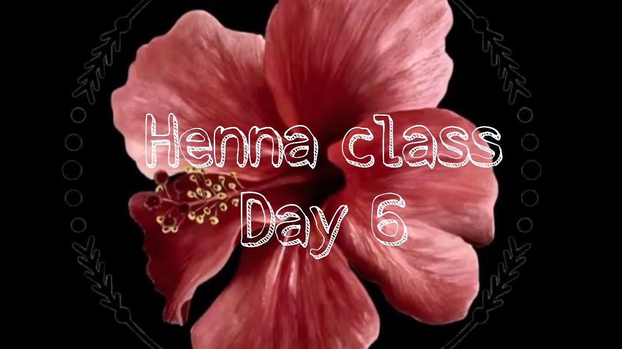 Hibiscus flowers tricks and techniques simple mehendi class