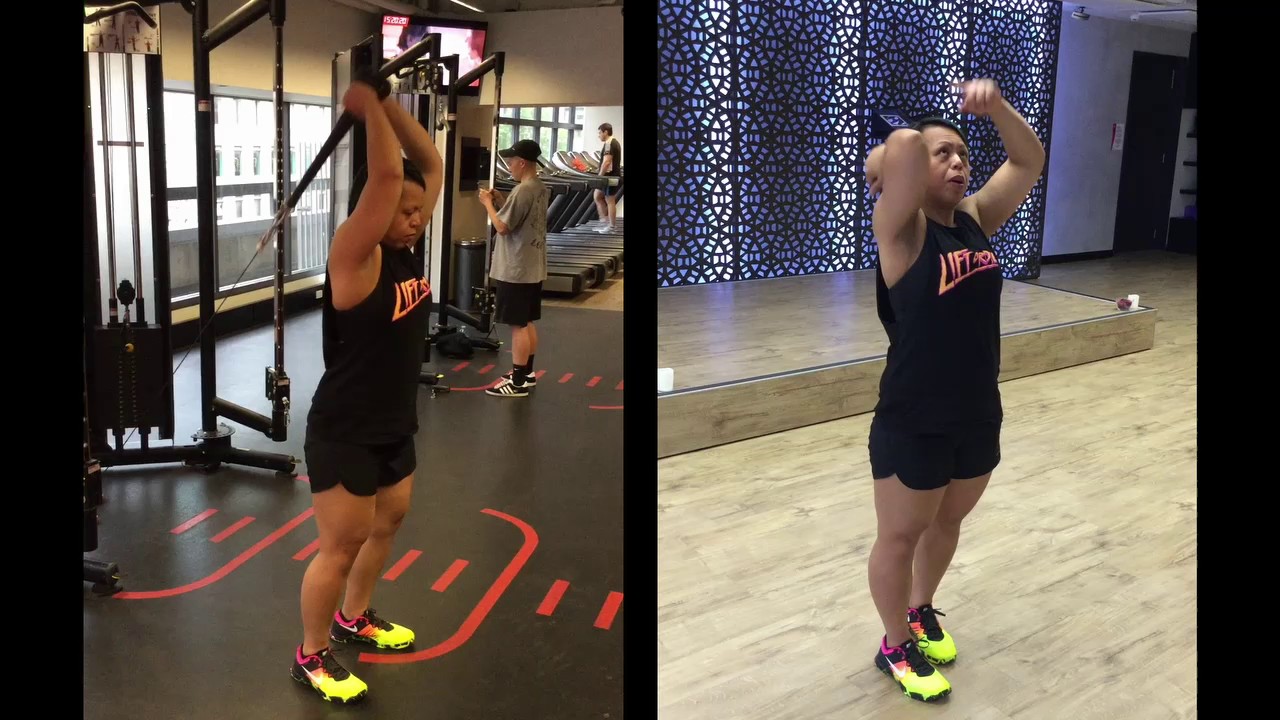 Phase 3 Day 2 A4 Overhead Low Pulley Triceps Extension Video YouTube