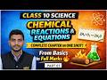 Chemical Reactions & Equations Class 10 | Part-1 | NCERT Solutions + Most Important Questions