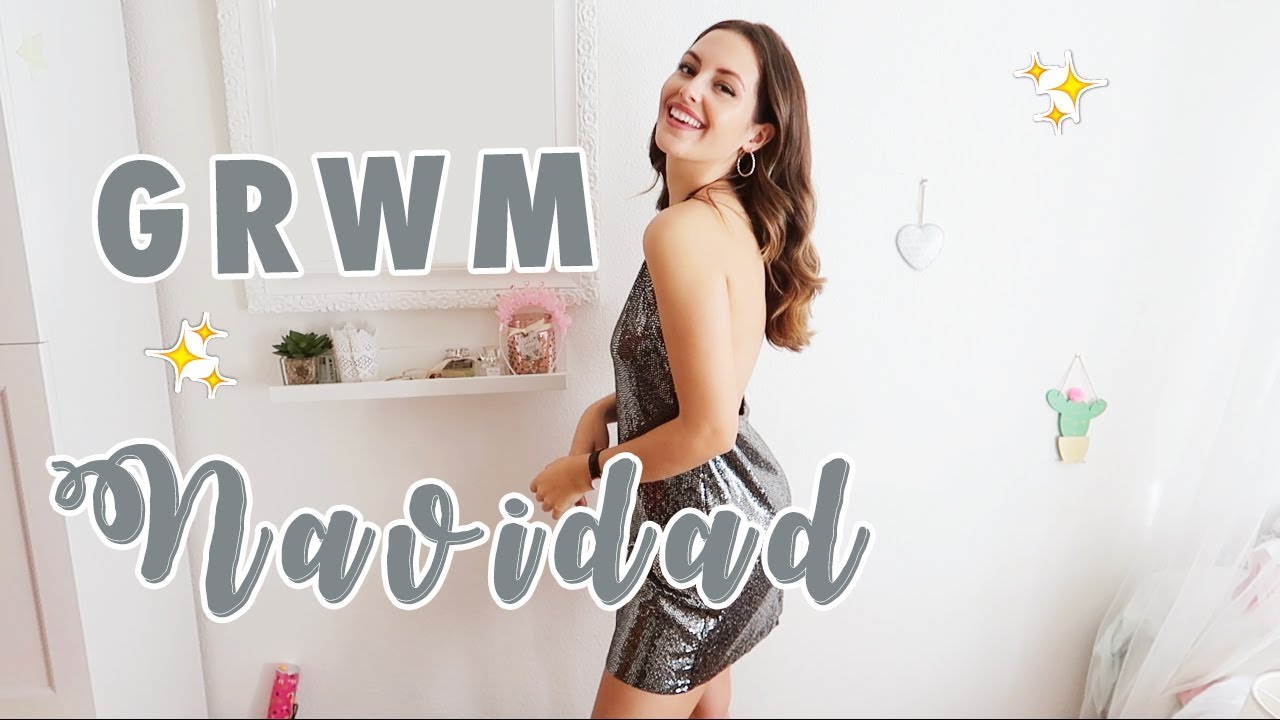 GRWM ESPECIAL NAVIDAD: outfit + maquillaje + peinado || Lalia Benchelef