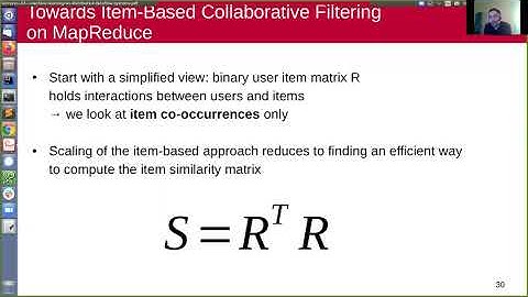 BigData course - Lecture 3.3 - Collaborative Filtering with Mapreduce