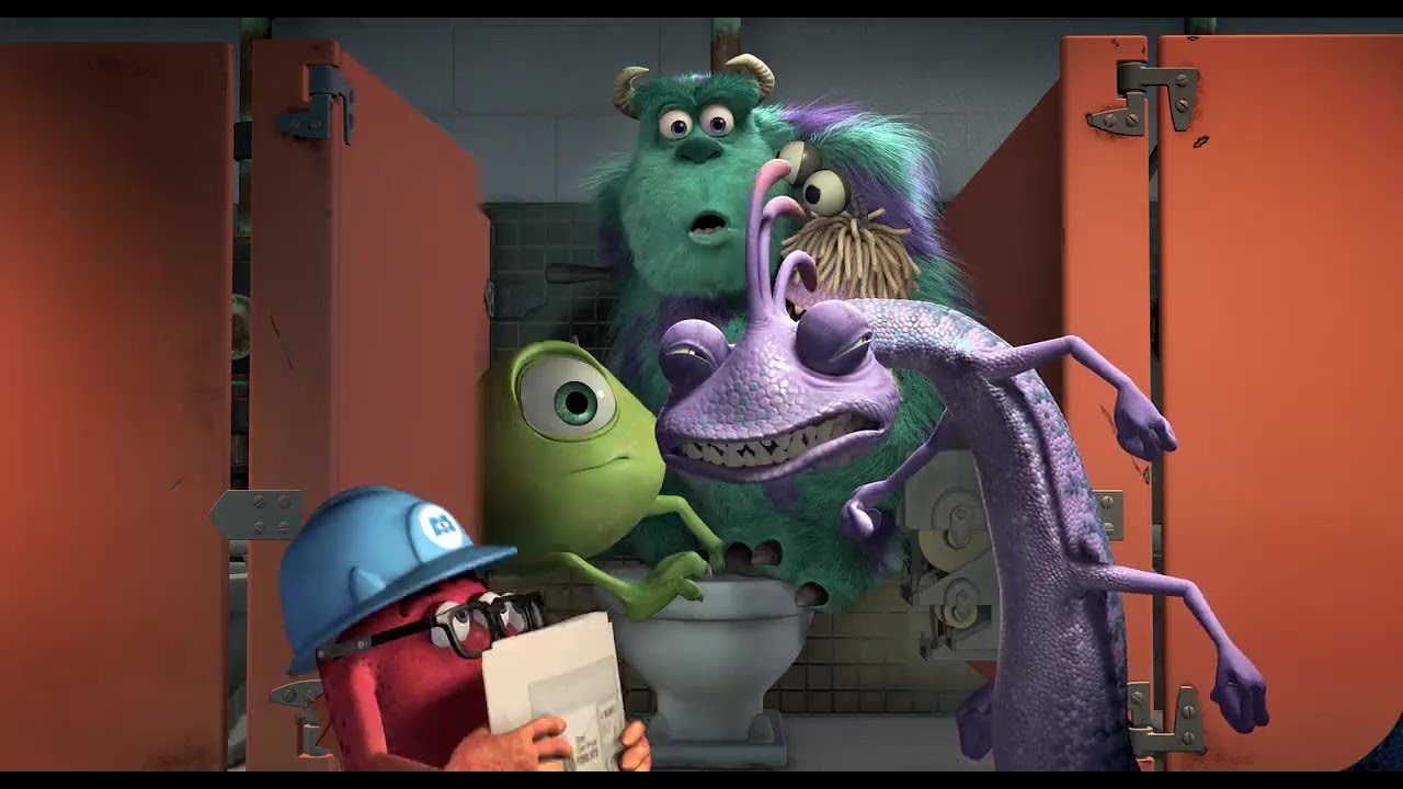 Hiding from Randall scene (Monsters Inc 2001) YouTube