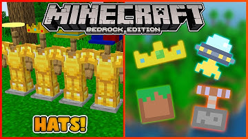 Animated Hats Mod for Minecraft! | Minecraft Bedrock (1.18 - 1.19)