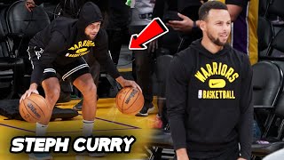 Stephen Curry makes *Crazy Shots* in Golden State Warriors practice