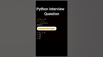 🧠Python Interview Trick Question! Can You Guess the Output?#Python#Short#PythonTrick#CodingInterview