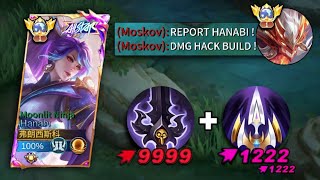 BEST BUILD AND EMBLEM FOR HANABI, MELTING THE ENEMY TEAM🔥, PERFECT LATE GAME.| SOLO RANK MLBB.