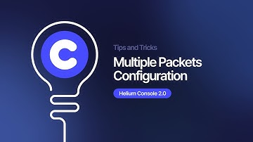 Multiple Packets Configuration in Console 2.0