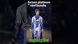 free fire forzen platinum | coming soon forzen platinum bundle | forzen platinum| #freefire #shorts