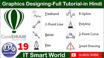 CorelDRAW Line Tool all option in CorelDRAW in hindi part 19