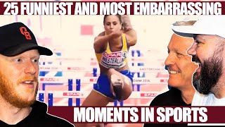 25 FUNNIEST AND MOST EMBARRASSING MOMENTS IN SPORTS | OFFICE BLOKES REACT!!