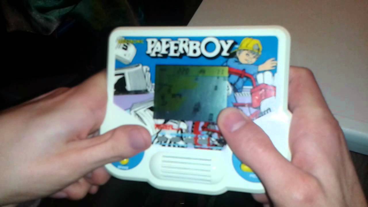 paperboy handheld game