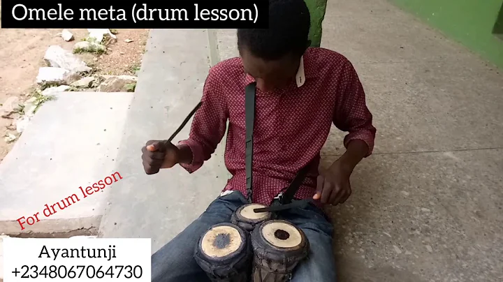 Omele meta (drum lesson). First tutorial for my new student