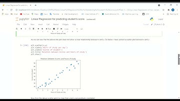Linear Regression for predicting student