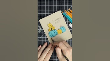 Unity Quick Tip: Coloring with colored pencils on Kraft with Pooh Bear 🐻 🎃