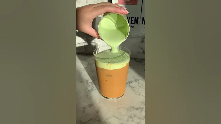 Matcha Cream Coffee with Vietnamese Coffee | Matcha Cold Foam Latte