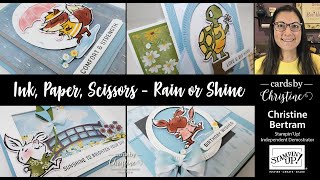 Ink Paper Scissors featuring Playing in the Rain with Cards by Christine