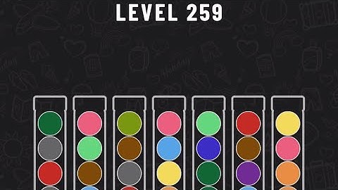 Ball Sort Puzzle Level 259 #ballsortpuzzle #ballsortpuzzlegameplay #puzzlegame #mobilegames
