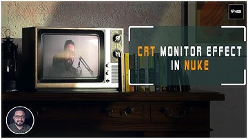 HOW TO CREATE CRT MONITOR EFFECT IN NUKE | VFX VIBE