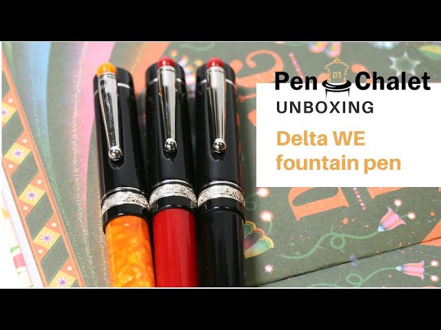 Exciting Unboxing: Delta WE Fountain Pen – A Stroke of Luck in