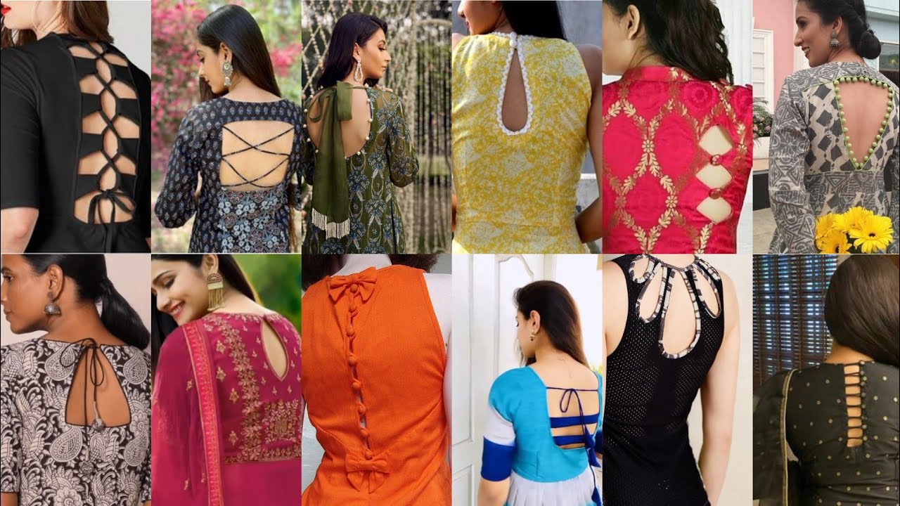 Kurti back neck design | Back Neck Collection | Indian attire | Latest  Design- Daily Vogue - YouTube