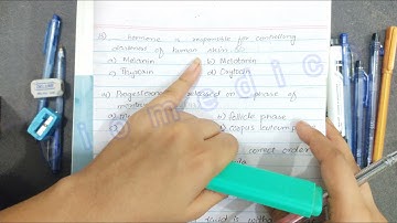 MCQs of Class 12 Zoology |Anees Hussain 2021