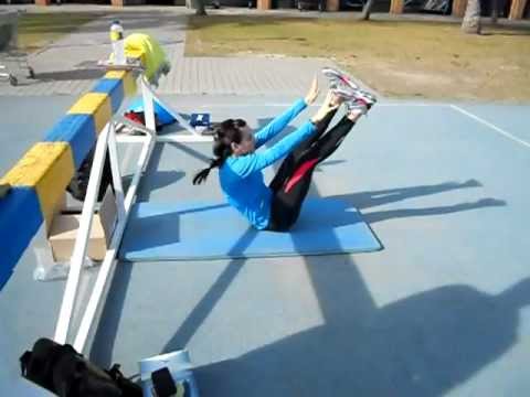 lumbares vertebras dolor Ejercicios Fuerza Running: Abdominales en V