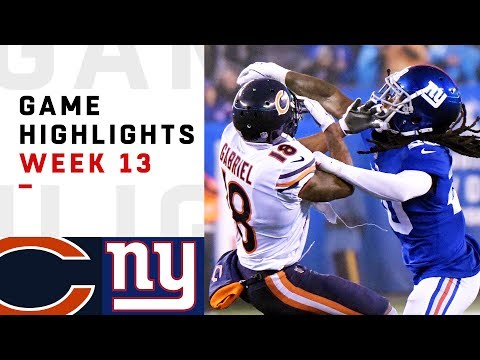 Bears vs. Giants Week 13 Highlights | NFL 2018